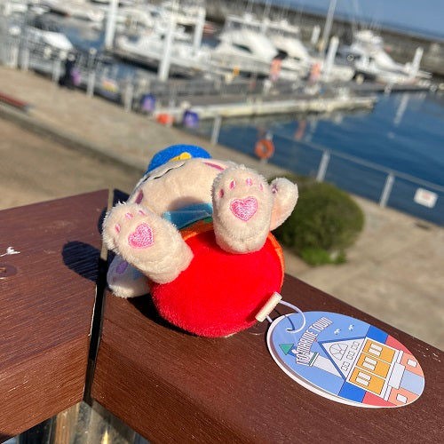 マリにゃん ボールチェーンキーホルダー(道の駅 伊東マリンタウン オリジナル)