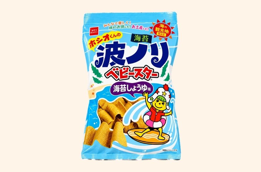 波ノリベビースター 海苔しょうゆ味 |海の観光地限定|お土産・おやつ