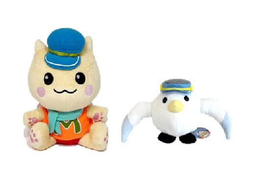 マリにゃん＆カモメ隊長Mサイズぬいぐるみセット