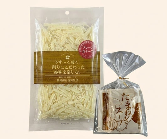 花チーズプレーン75ｇ＆玉ねぎスープ　(6ｇ×１0袋×２）セット