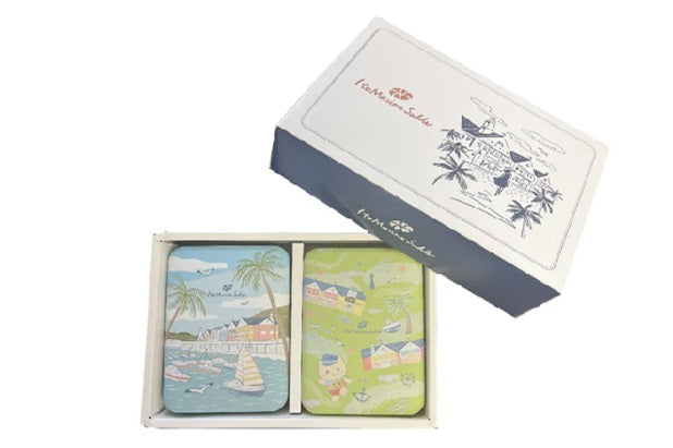 伊東マリンサブレ【《2缶入り》ギフトセット】ハーバー＆マリにゃん