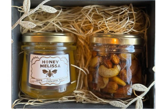 アソートギフト (honeyナッツ 100ｇ  &  伊豆産　みかん蜜　100ｇ)