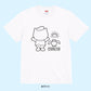 【Kids用Tシャツ】サンライズ マリにゃん with カモメ隊長