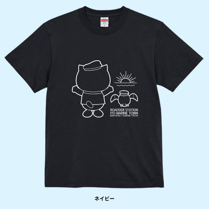 【Kids用Tシャツ】サンライズ マリにゃん with カモメ隊長