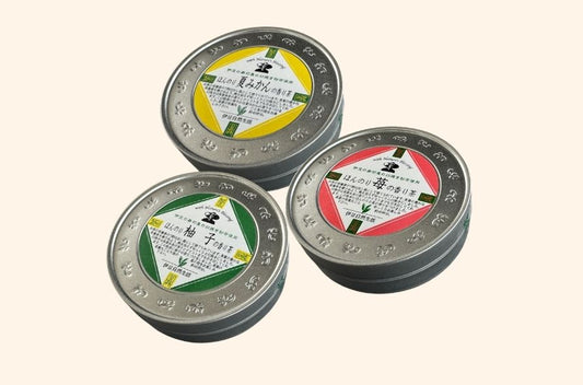 ほんのり香り茶 　夏みかん・苺・柚子3缶セット　各20g入