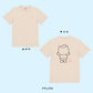 【Kids用Tシャツ】マリにゃんバックイラスト＆肉球