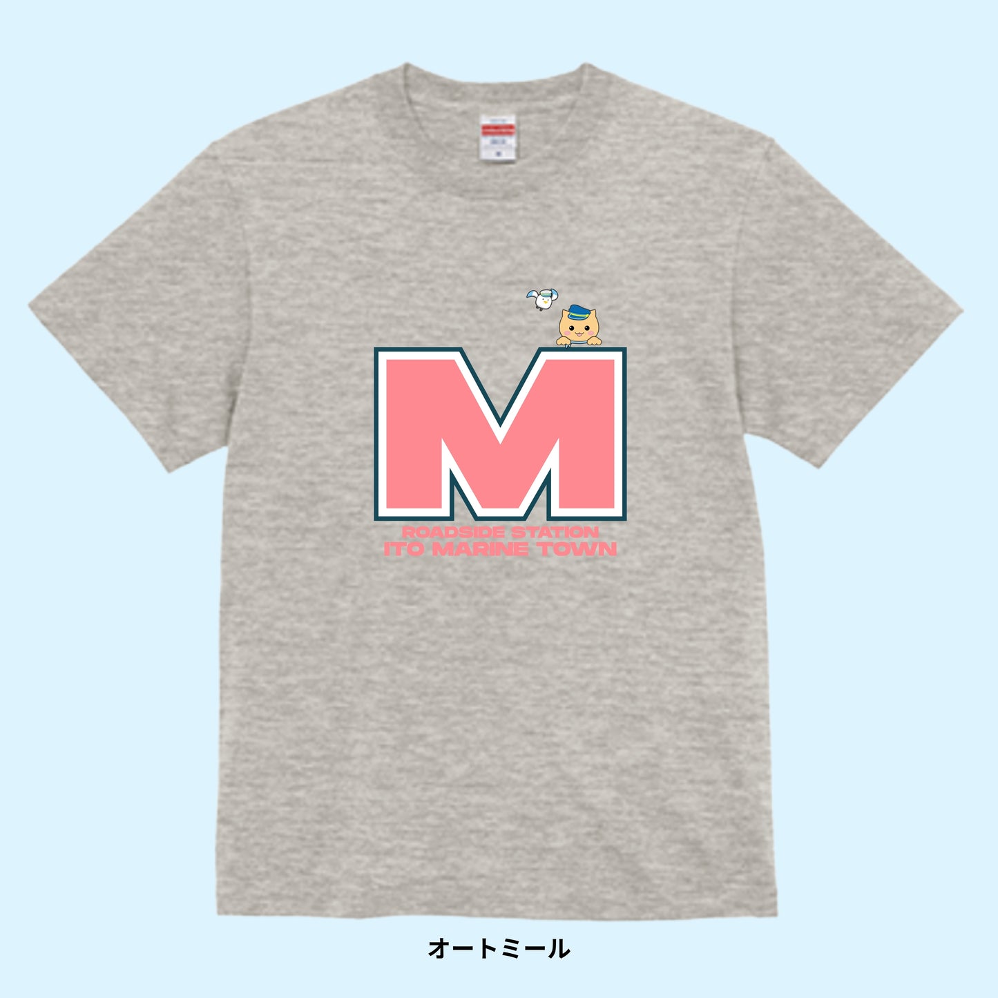 【Tシャツ】ブロックM with マリにゃん＆カモメ隊長