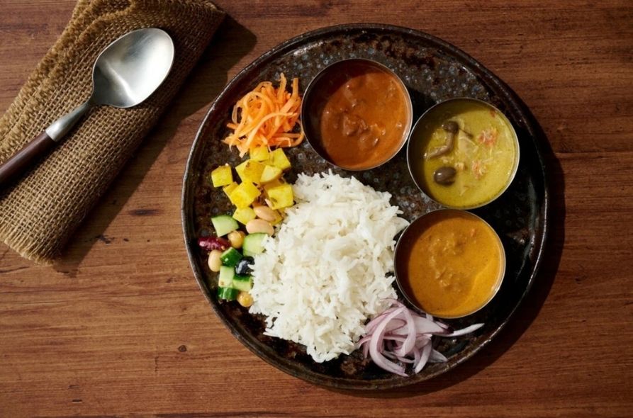 スペシャルかにカレーセット　
