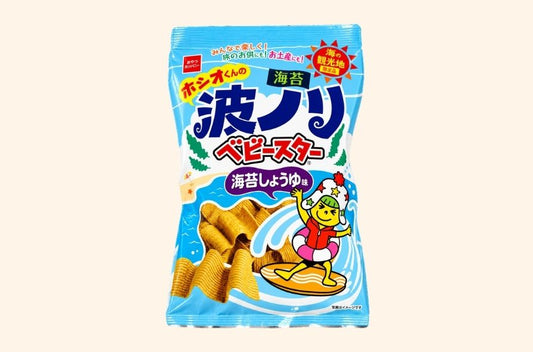 波ノリベビースター 海苔しょうゆ味 ｜海の観光地限定｜お土産・おやつ