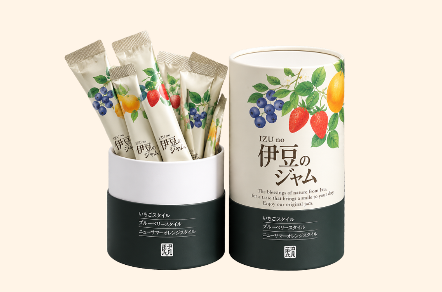 伊豆のフルーツジャム 3種21本入り｜苺・甘夏・ブルーベリー スティックジャム